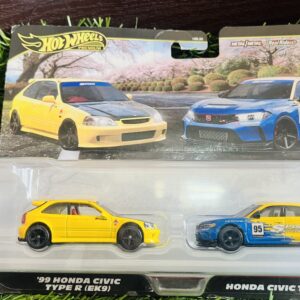 99 honda civic type r(ek9) & honda civic type r hotwheels premium