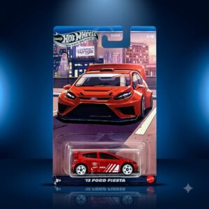 Hot Wheels '12 Ford Fiesta Red 1:64 Scale