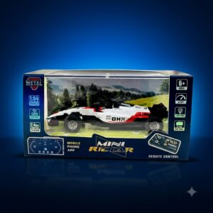 Home TRASPED Ferrari F1 Mini RC Car White 1:64 Scale