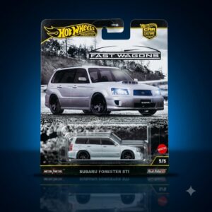 Hot Wheels Premium Subaru Forester STi Grey 1:64 Scale