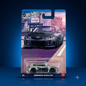 Hot Wheels Subaru WRX STI Hatchback Gray 1:64 Scale