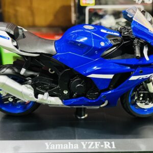 Home Maisto 2021 Yamaha YZF R1 Bike Model 1/12 Blue diecast motorcycle display