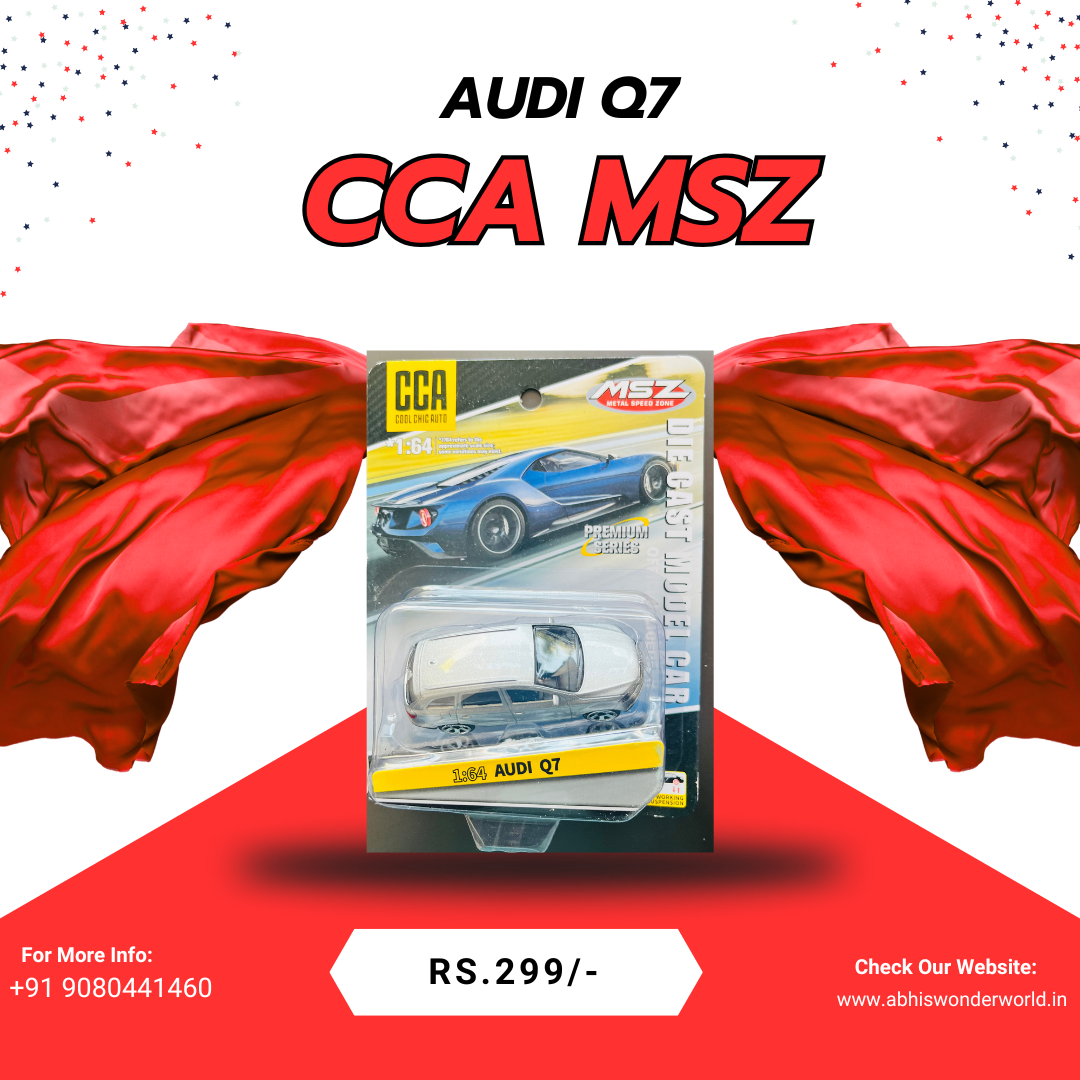 cca msz audi q7 die cast model car CCA MSZ Audi Q7 die-cast scale model car in packaging blister pack