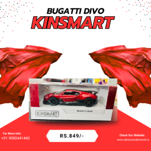 Kinsmart, Bugatti Divo, Die-Cast Car, Hypercar Toy, Collectible Model Car, Toy Cars India, Abhi's Wonder World