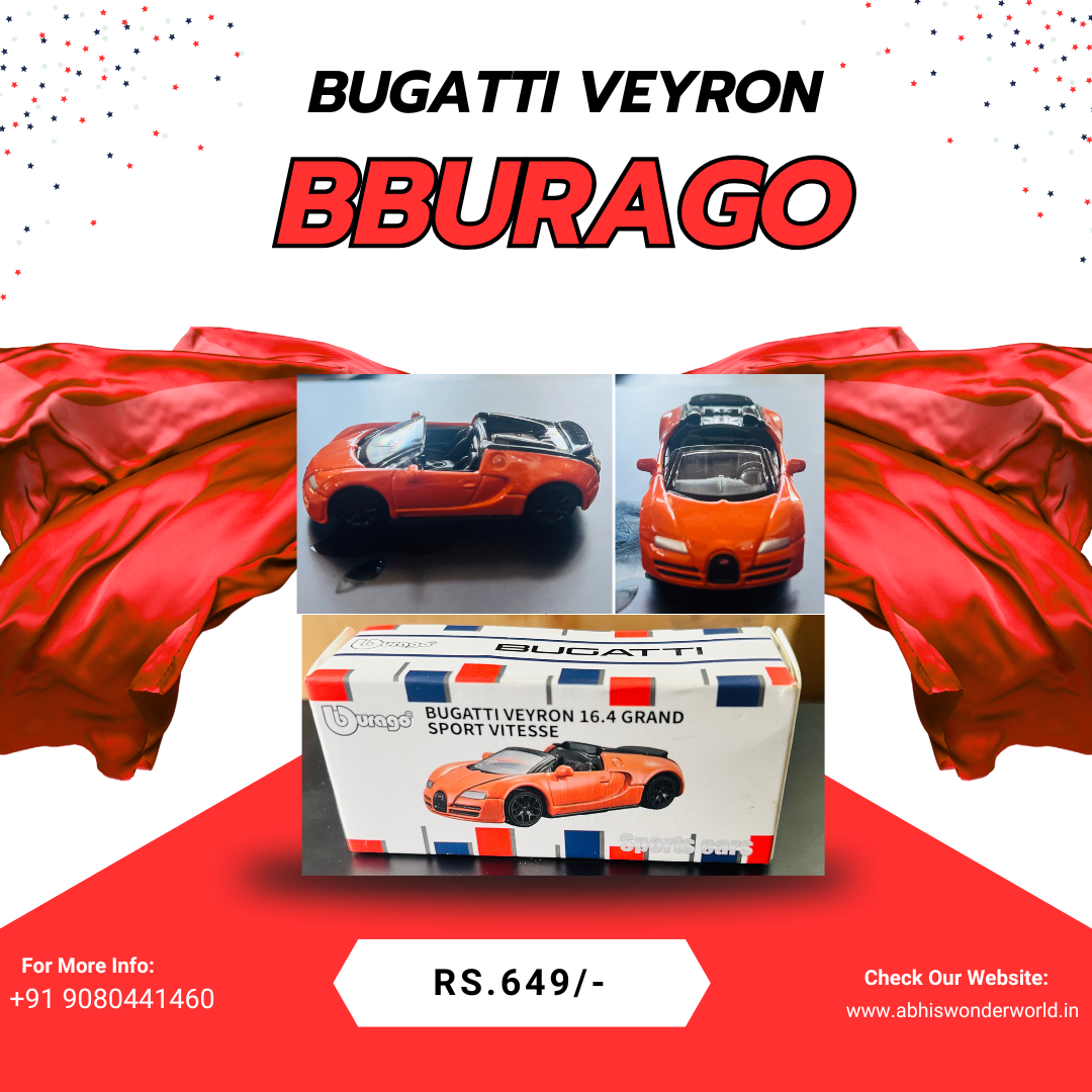 bburago ferrari daytona sp3 die cast model car Bburago Bugatti Veyron 16.4 Grand Sport Vitesse orange die-cast scale model car with packaging