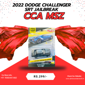 CCA MSZ 2022 Dodge Challenger SRT Jailbreak die-cast model car in packaging