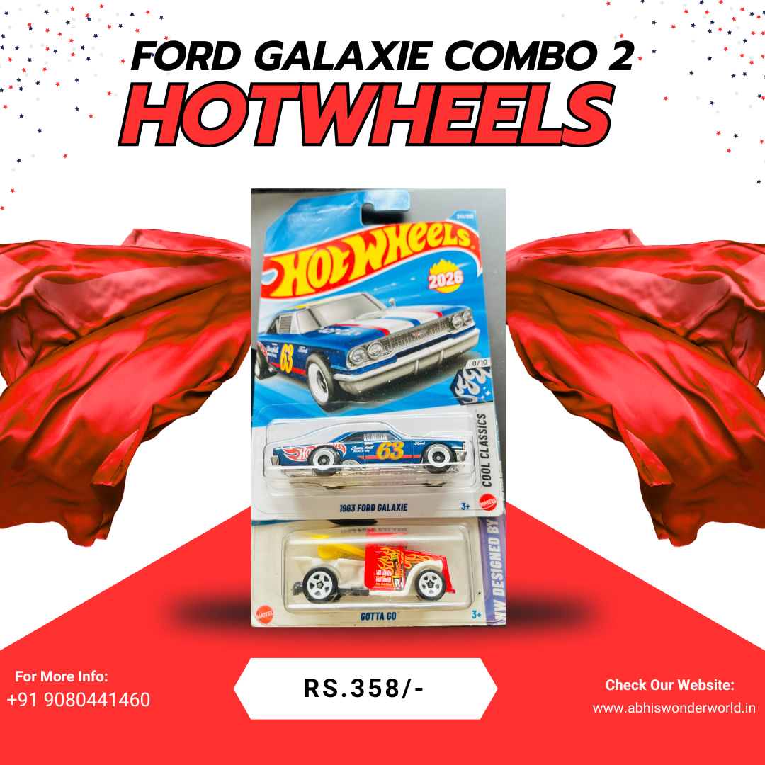 hot wheels porsche combo (fast foodie & '90 porsche carrera) Hot Wheels Ford Galaxie Combo 2 pack featuring 1963 Ford Galaxie and Gotta Go die-cast cars