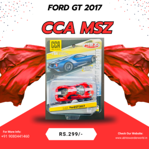 CCA MSZ Ford GT 2017 red die-cast scale model car in blister packaging