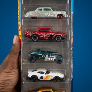 Hot Wheels HW Hot Rods 5-pack featuring classic custom hot rod vehicles