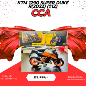CCA KTM 1290 Super Duke R 2022 1:12 scale model motorcycle in display box