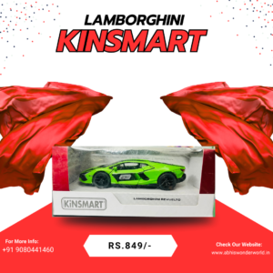 Kinsmart Lamborghini Revuelto green die-cast scale model car in display box