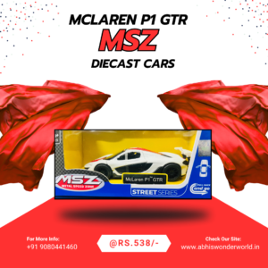 msz metal speed zone 1:40 mclaren p1 gtr diecast model car