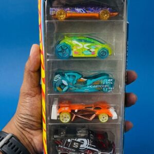 Hot Wheels X-Raycers 5-pack featuring translucent track speeders