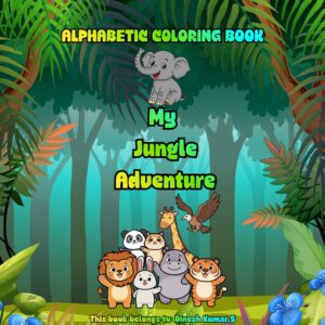 Home my jungle adventure – a to z animal coloring book with color guides & fun facts (printable pdf)
